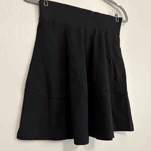 NWT Pact Fit & Flare Black Mini Skirt Size S Organic Cotton Flowy Tennis